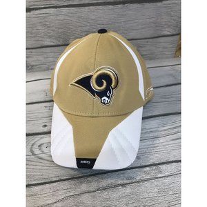 St. Louis Rams Vintage NFL Cotton Fitted M/L Hat Cap Men's Blue/Gold/white